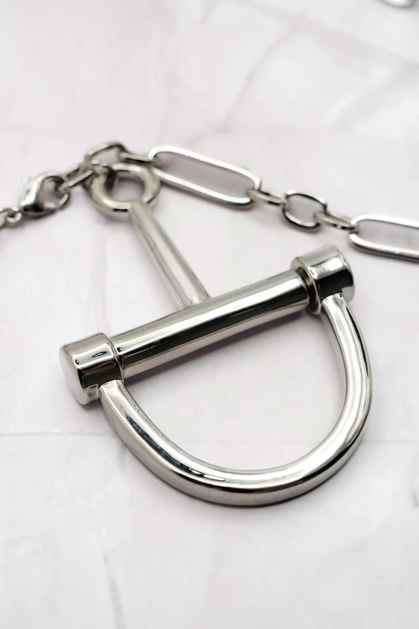 Stirrup Chain Necklace - Image 5
