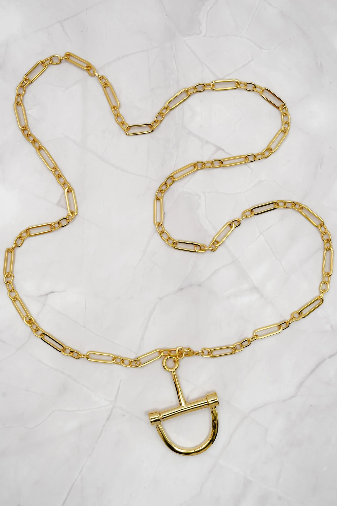 Stirrup Chain Necklace - Image 6