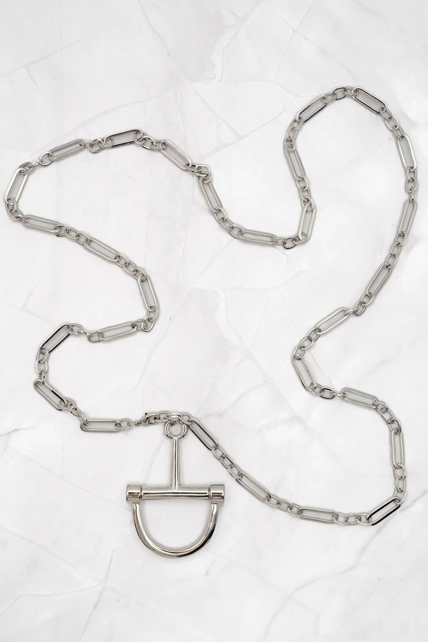 Stirrup Chain Necklace - Image 7