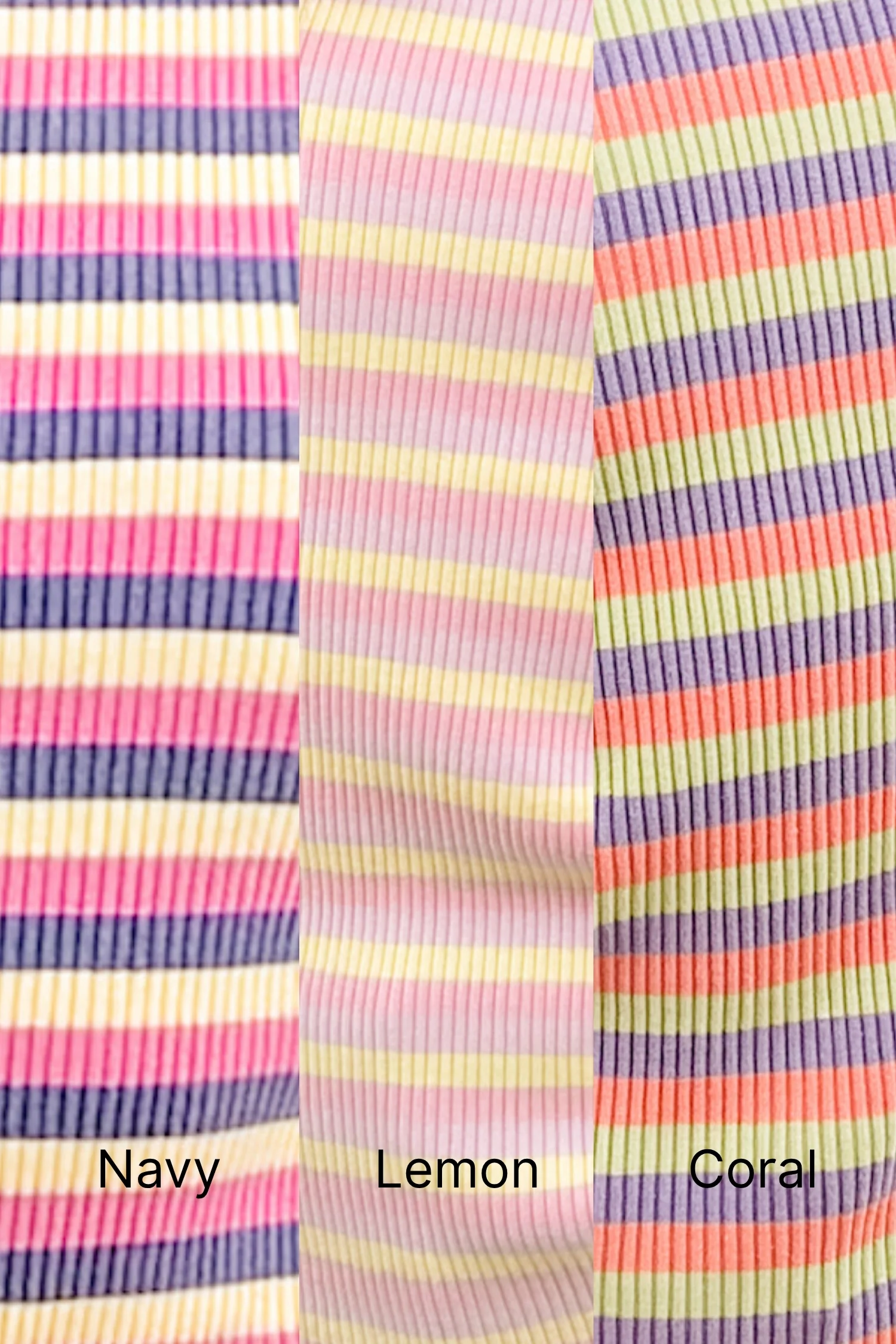 Stripe Ribbed Ruffle Wing Sleeve Top - Image 10