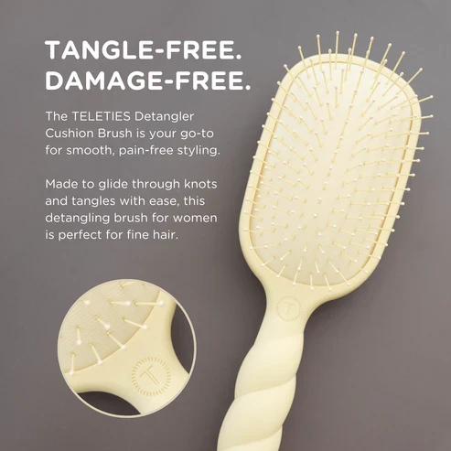 Teleties Detangler Hair Brush for Fine Hair *Final Sale* - Image 4