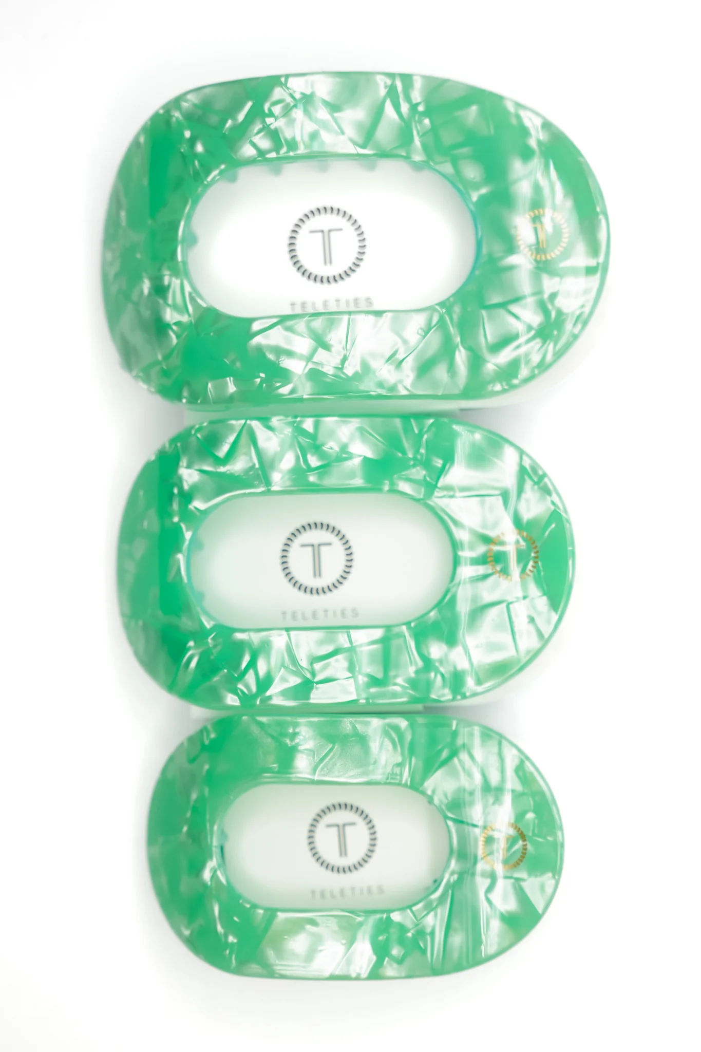 Teleties Flat Round Spring Splash Hair Clips* Final Sale* - Image 3