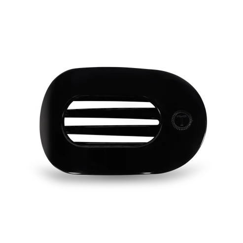Teleties Jet Black Flat Round Hair Clip *Final Sale* - Image 3