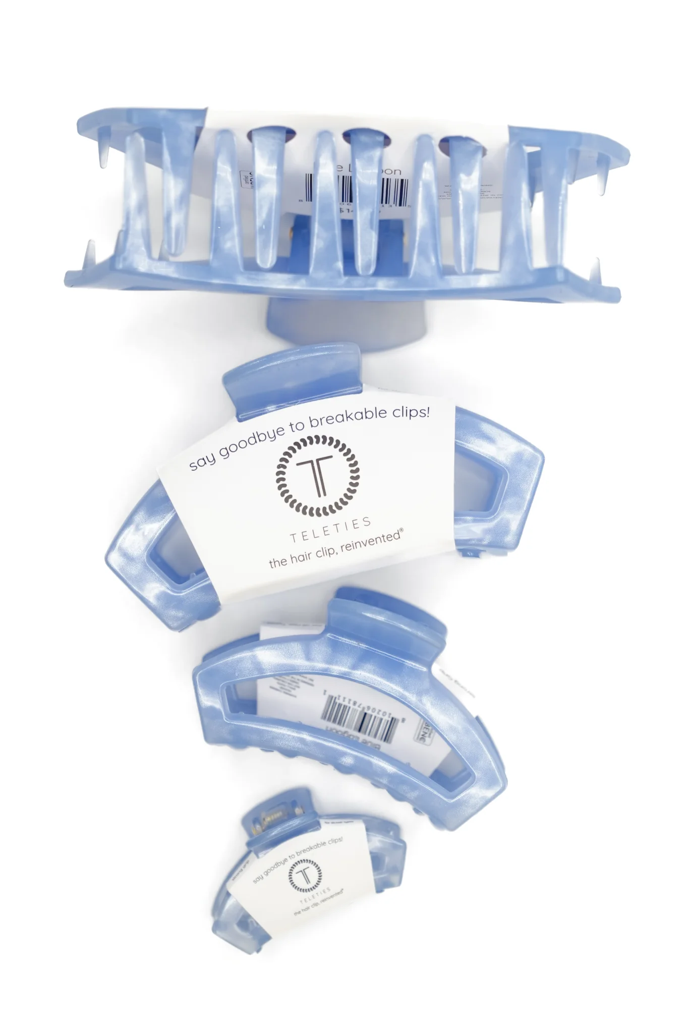 Teleties Open Blue Lagoon Hair Clips *Final Sale* - Image 3
