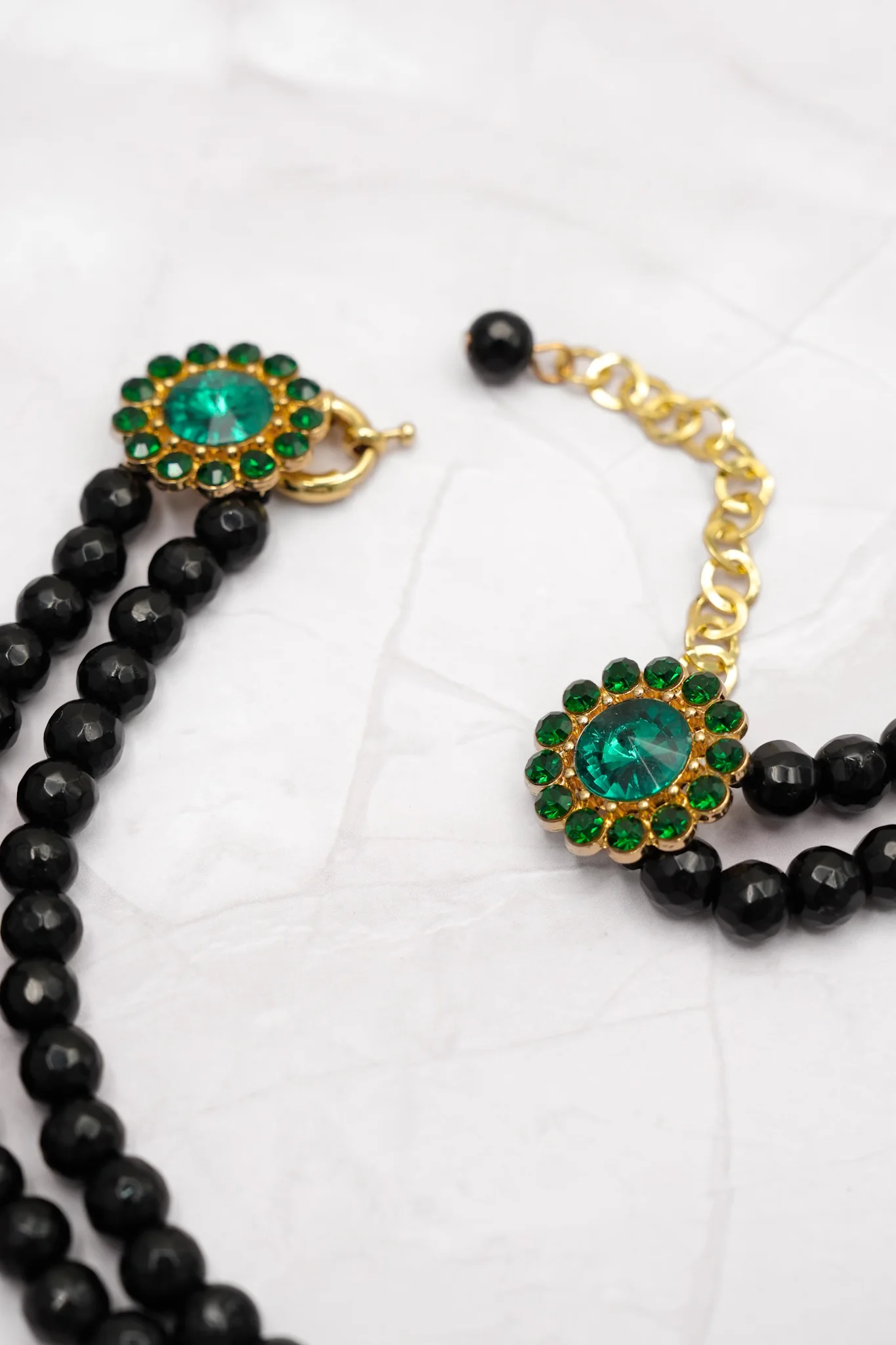 Tiger Head Black Onyx Statement Necklace - Image 3