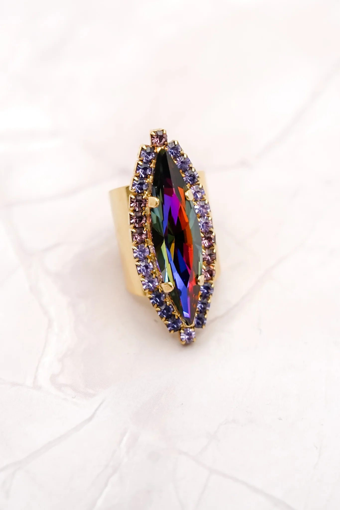 TOVA Alyssa Crystal Paved Ring - Image 5