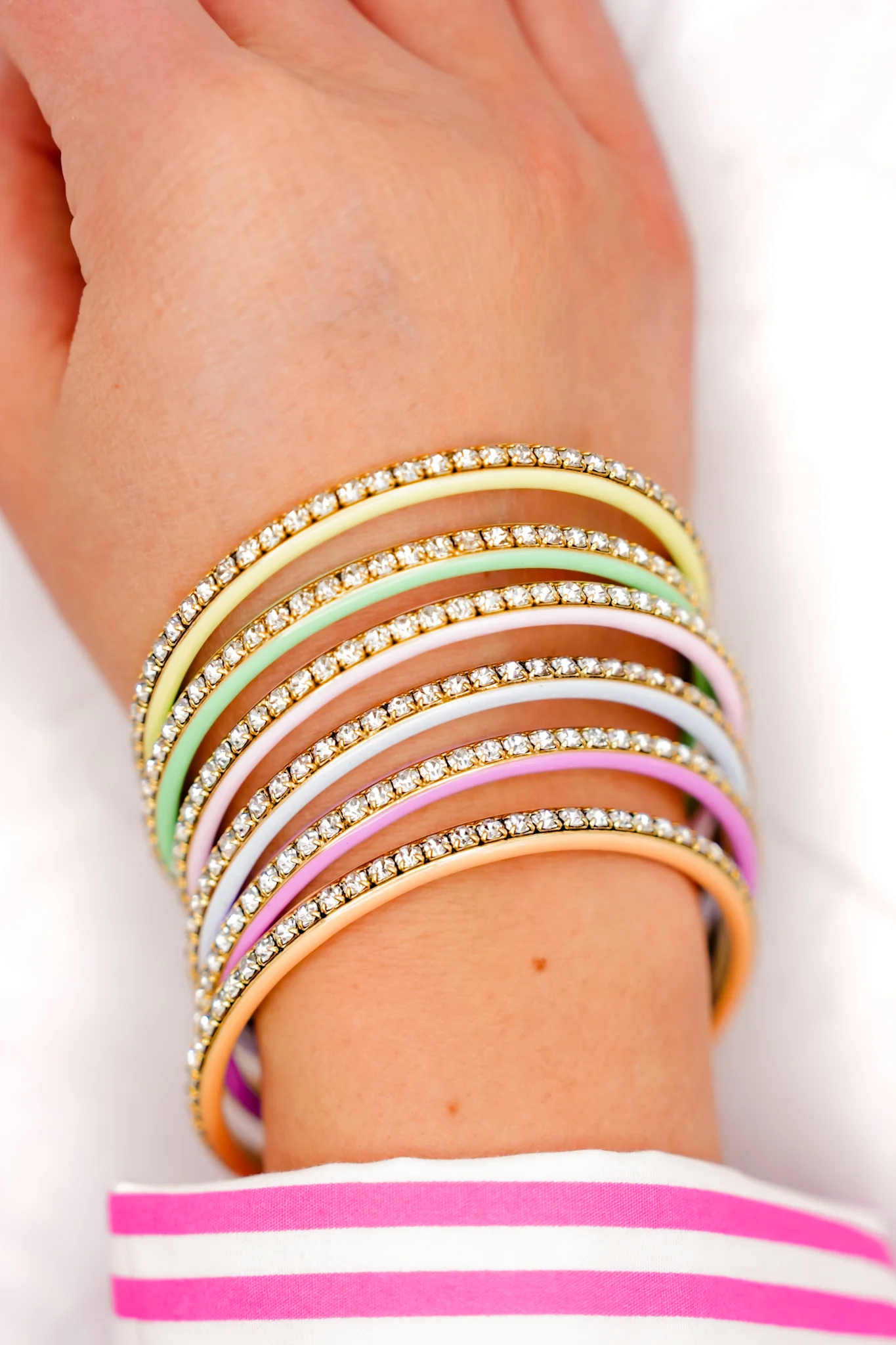 TOVA Helly Crystal Paved Bangle - Image 2