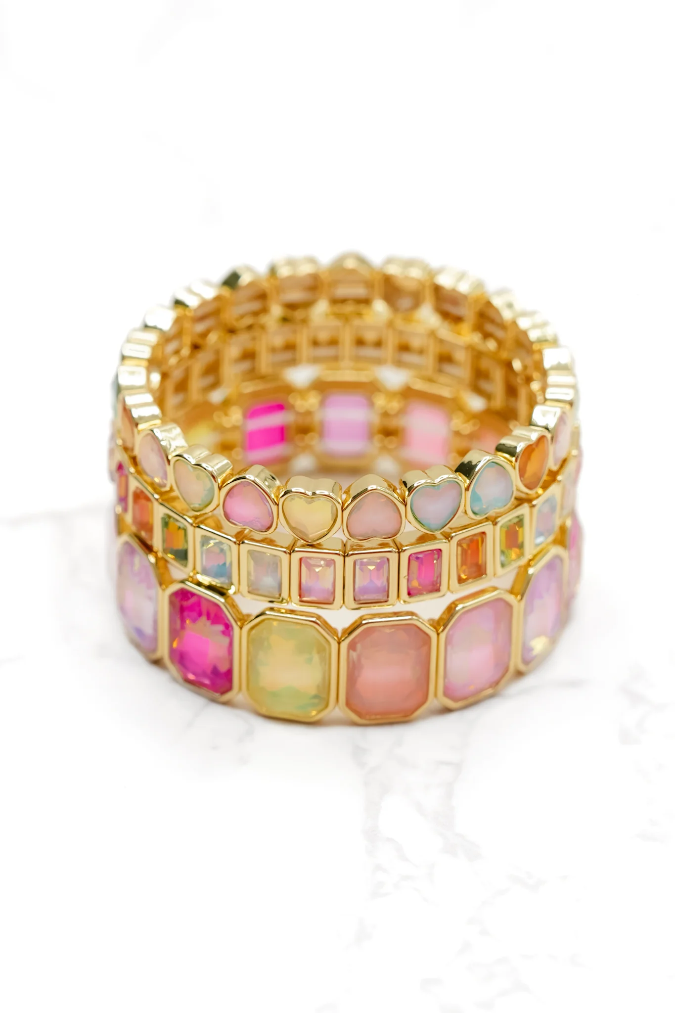 Treasure Jewels Sparkle Heart Stack Set - Image 4