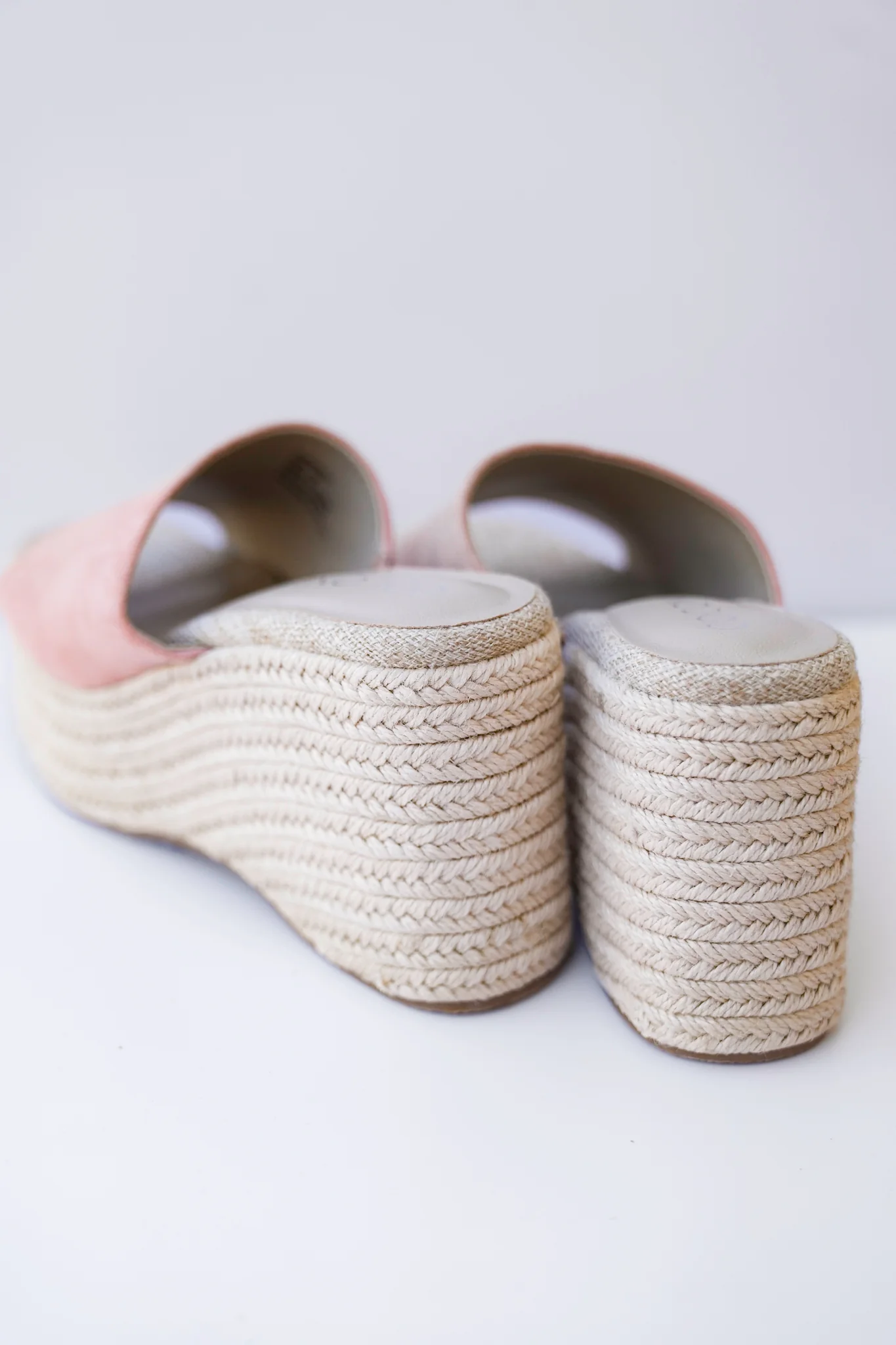 Vegan Suede Espadrille Platform Wedge Sandals - Image 6