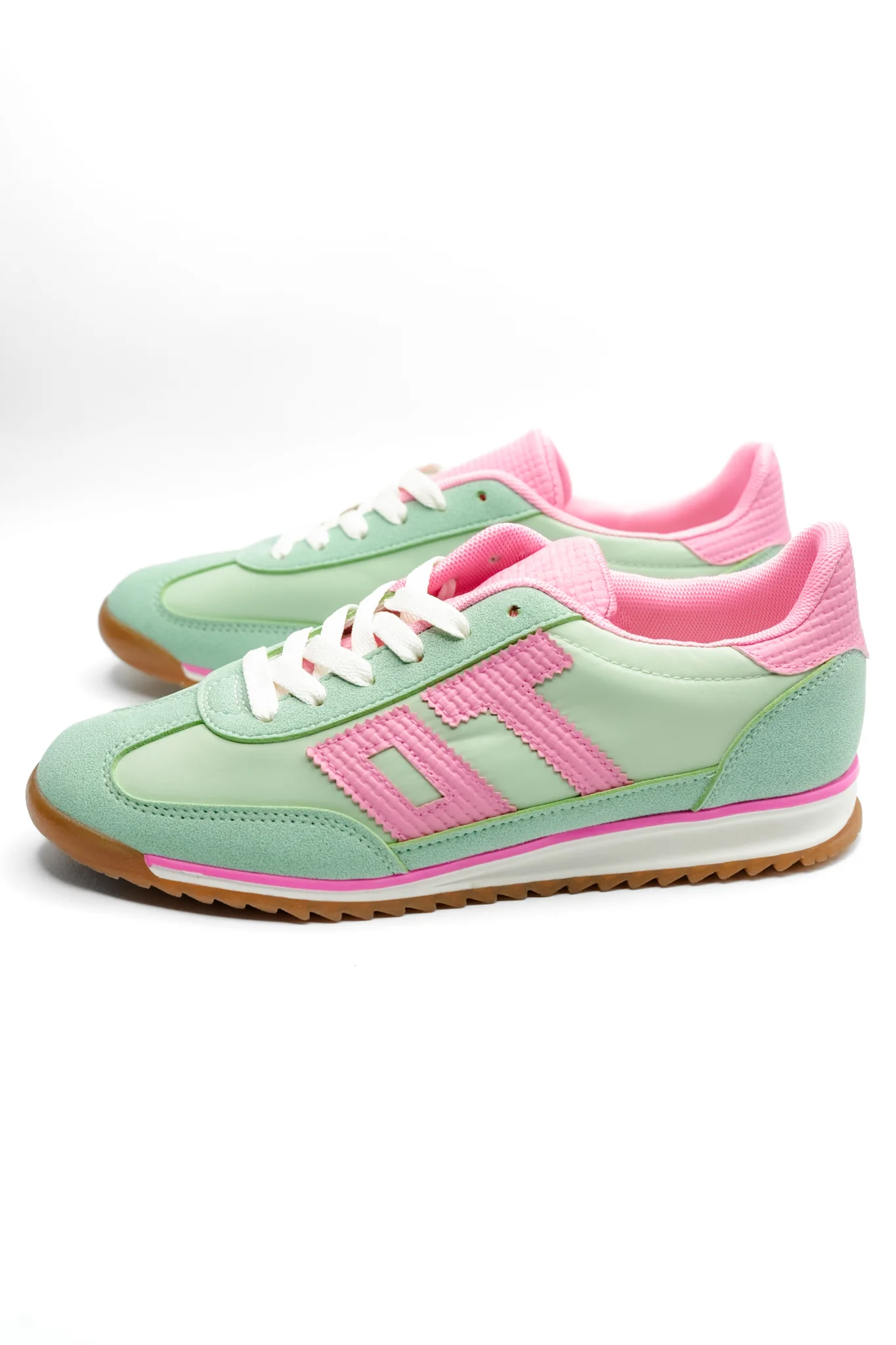 Vintage Inspired Vegan Suede Low Top Sneaker - Image 4