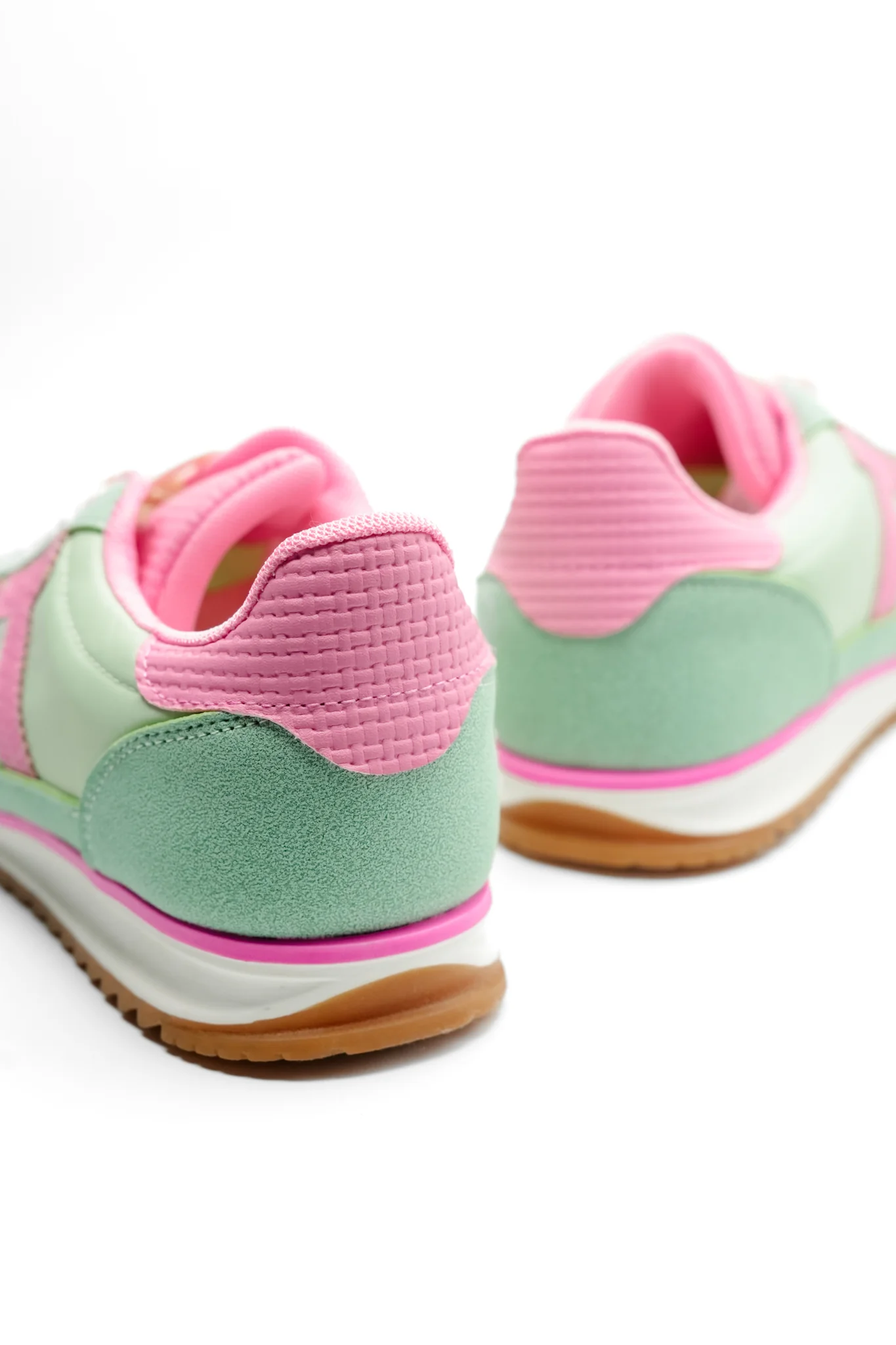 Vintage Inspired Vegan Suede Low Top Sneaker - Image 5