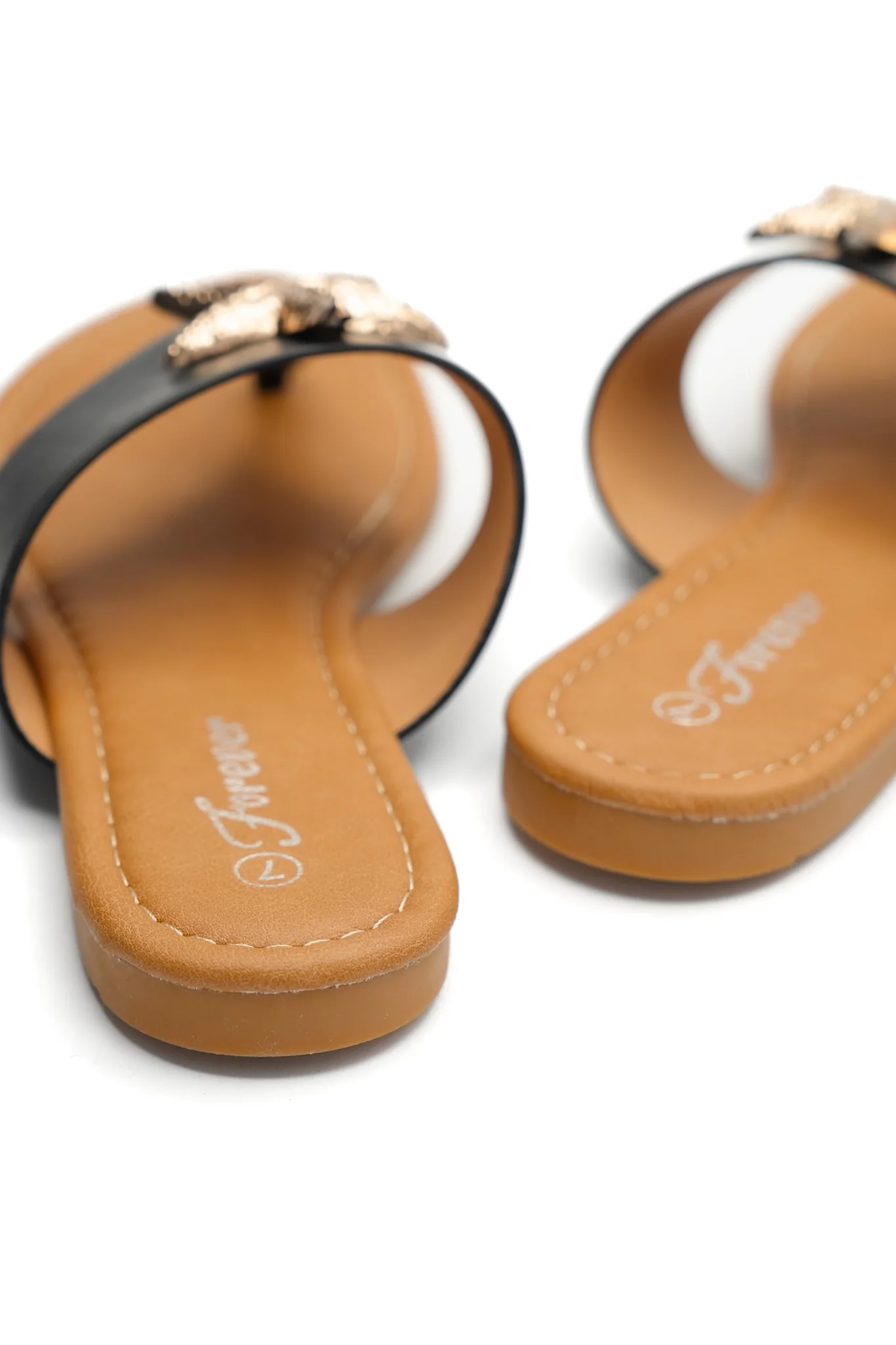 Woven Vegan Leather Starfish Accent Thong Sandal - Image 7