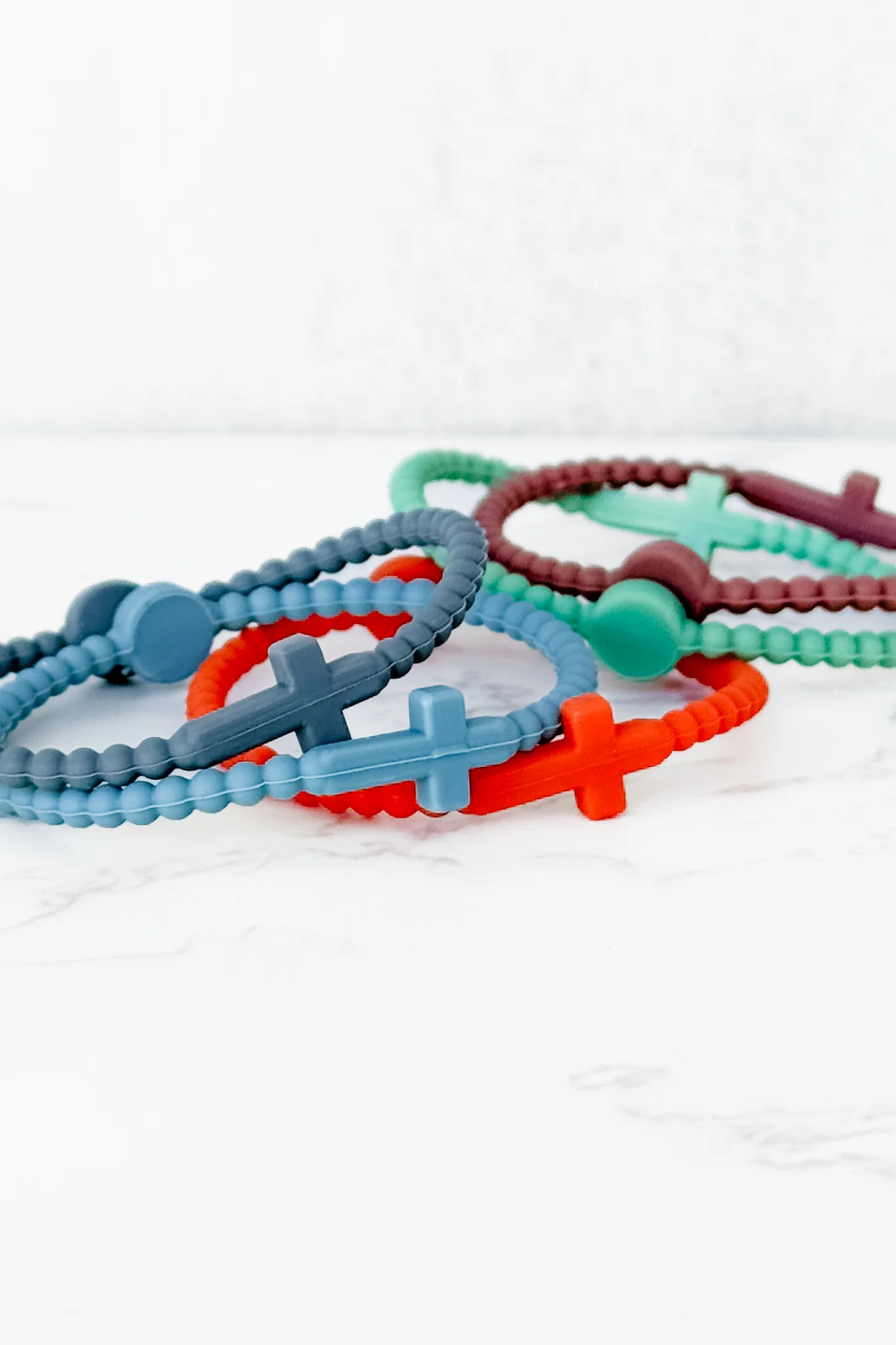 Wristed in Faith 5 Piece Cross Bracelet Set - Image 5