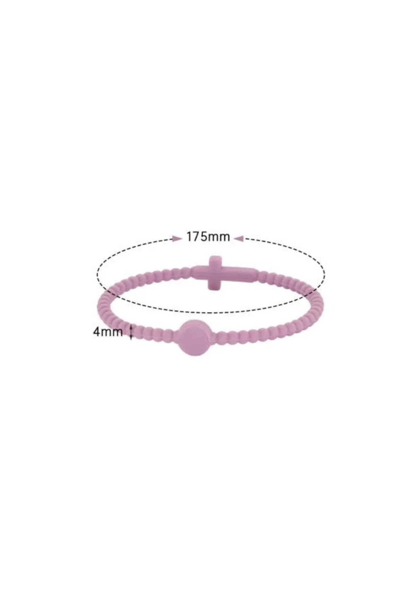 Wristed in Faith 5 Piece Cross Bracelet Set - Image 7